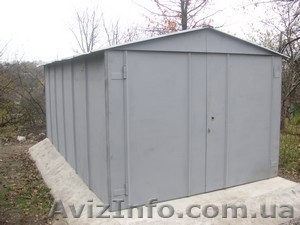 Металлический гараж c стального листа или профнастила. #368081