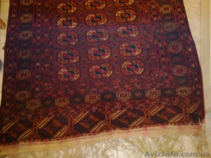 Продам старинный Текинский ковер ручной работы 1907года #363008