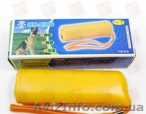 Ультразвуковой портативный отпугиватель собак с фонариком #355953