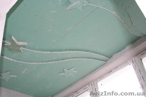 Фигурные потолки из гипсокартона #352290