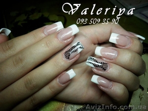 Наращивание ногтей,  маникюр,  педикюр,  художественная роспись,  лепка #367038