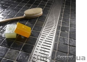 Лоток ACO из нержавейки для душевой кабины #387350