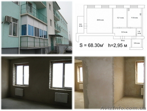 Двухкомнатная квартира по Кольцова,  новострой #370006