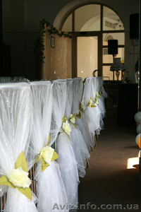 чехлы  на стул от 10 грн прокат, аренда юбок и скатертей, драпировка  #391624