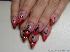 Наращивание ногтей,  ресниц? маникюр,  педикюр,  дизайны #382997