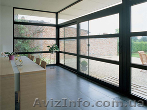 Раздвижные двери и перегородки из алюминиевого профиля #374770