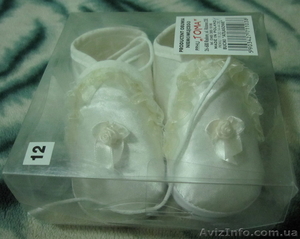 продам красивые, атласные пинетки для вашей малышки!!! #382686