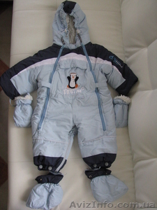 продам зимний комбинезон-конверт синтепон + искусственный мех, рост 80 см. + 2 ос #381496