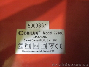 Светильники Brilux. PLS 2х18  7218G,  6218G #392282