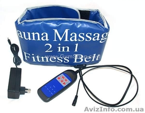 Пояс для похудения. Sauna Massager 2 in 1 fitness. #373756
