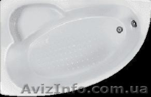 Ванна акриловая  угловая 1, 5*1м #370096