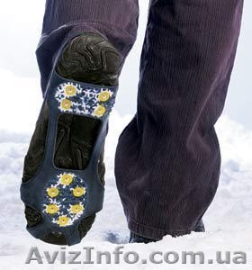 Ледоступы на 10 шипов (термопластический эластомер) #417953