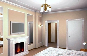 Поклейка обоев  Ремонт квартир,  офисов #420981