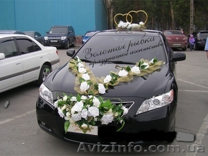 Свадебное авто черная Toyota Camry #397100
