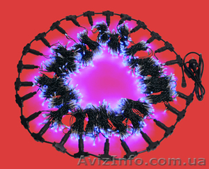 Световые гирлянды новогодние, оформление витрин, украшение гирляндами  #416464