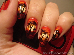 Наращивание ногтей, дизайн, маникюр #409156