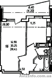 Продам 1 комн. квартиру в ЖК«Радужный»,  ул.Левитана.  #409961