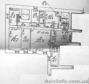 Продам 4-х ком. квартиру в центре города,  ул.Дерибасовская. #406677