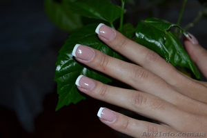 Доступное гелевое наращивание ногтей #408127