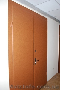 Отделка  металлических дверей кожвинилом #397927