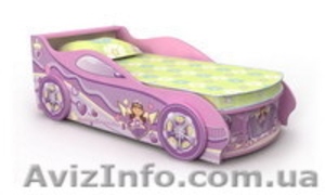 Леди,  вперед,  - сказка зовет. КРОВАТЬ-МАШИНКА ДЛЯ ДЕВОЧЕК #415556