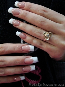 Наращивание ногтей акрилом. Любой дизайн- 200 грн.+ подарок от мастера #417737