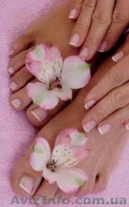 Маникюр и педикюр у вас дома или на  офисе #411438