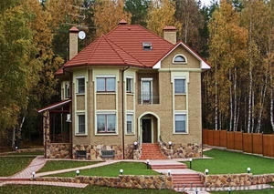 Черепица Метротайл-солидная кровля,  со сроком гарантии - 50 лет!!! #408800