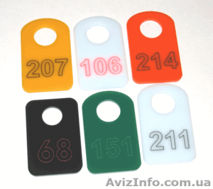 Номеро для гардероба,  номерок в поликлинику,  свадебный номерок, номерок на стол #399215