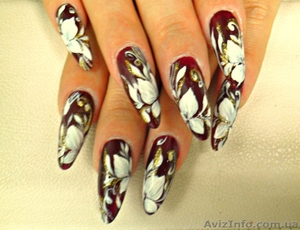наращивание ногтей и ресниц.художественная роспись #421174