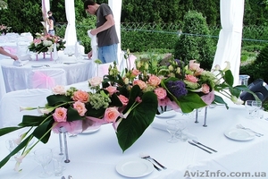 Свадьбы,   праздники,   банкеты,   фуршеты,  выездные церемонии -  все для проведени #417487