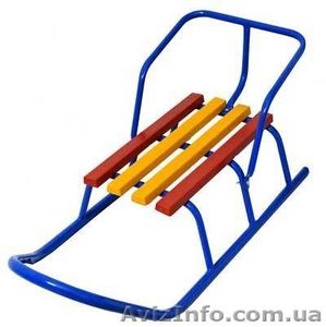 Санки детские «Снеговичок» #446424