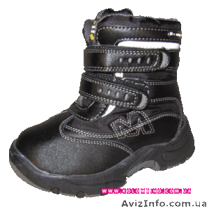 Термо-ботиночки ТМ Шалунишка черного цвета #454536