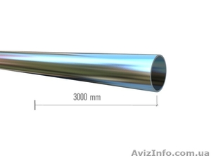 Хромированная труба для создания торговых стеллажей #447321