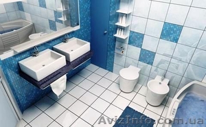 Укладка плитки. Монтаж гипсокартона. #183058