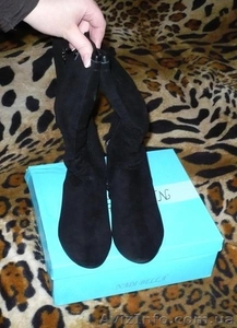 Замшевые зимние сапоги новые р.40 #450677