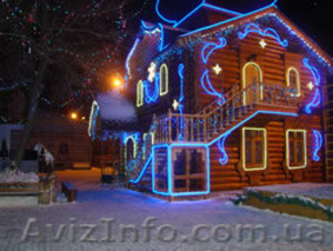 НОВОГОДНЕЕ УКРАШЕНИЕ. НОВОГОДНЕЕ ОФОРМЛЕНИЕ. ОФОРМЛЕНИЕ ФАСАДОВ. #430720