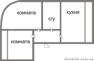 СРОЧНО,  2к. квартира ,  дом сдан,  Косвенная #429220