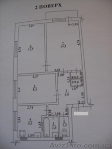Продам свою 3-х комнатною квартиру на ул. Щорса,  район Приватбанка #450164