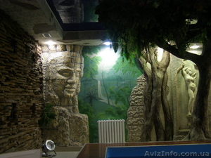 Дизайн интерьера роспись стен аэрография . #429518