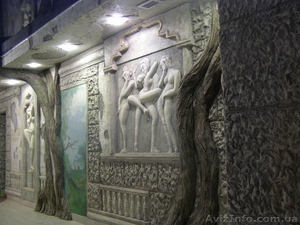 Художественное оформление роспись дизайн интерьера #429519