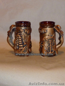 Продам пивные керамические кружки оптом #444491