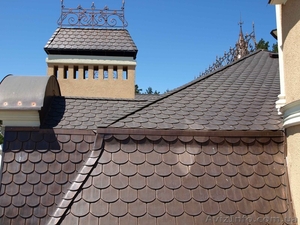 Медная битумная черепица Icopal (Франция) #440059