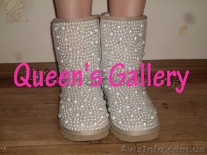 Угги Шанель с жемчугом в наличии #118761