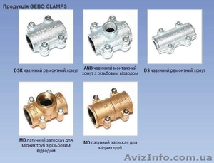 ANB,  DSK - чугунные оцинкованные обоймы (Гебо) Gebo. #442429