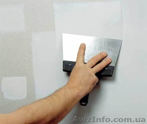 Монтаж  гипсокартонных конструкций,  шпатлёвка,  малярные работы.Киев цена. #472562