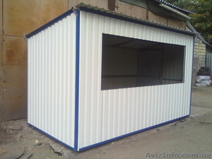 Павильон, киоск, ларёк, сборные ларьки,  Любые размеры #481636