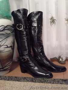 Сапоги зимние кожанные на меху натуральном 43 размер #481193