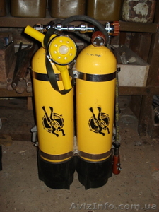 Акваланги АВМ-5,  АСВ-2,  Украина-2,  Юнга, новые и б/у от 1300 грн,  ремонт,  ТО #477125