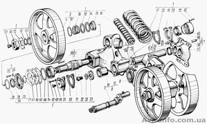 Амортизатор гидравлической подвески (гус.) 150.31.017 трактор ХТЗ Т-150 #476602